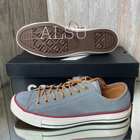 Converse Ctas OX Mason Grey Suede W AUTHENTIC - Picture 5 of 7